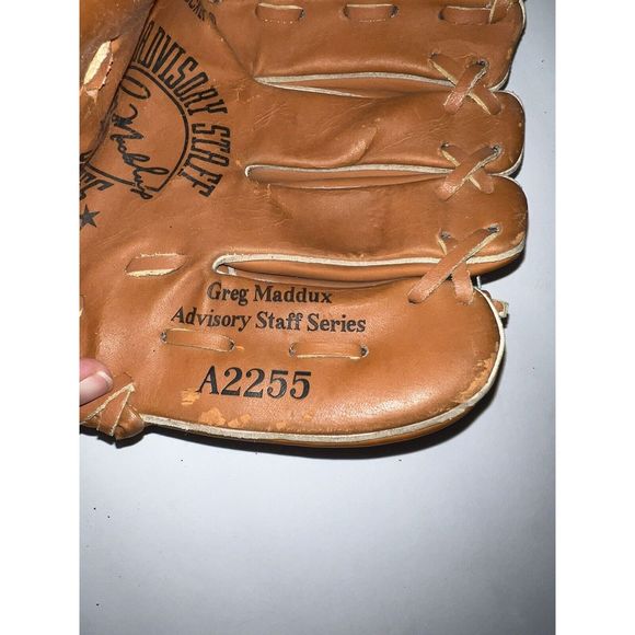 Wilson Pro Pleat Ball Glove HBV A2255 greg maddox 10” Pattern Advisory Staff - Picture 5 of 7